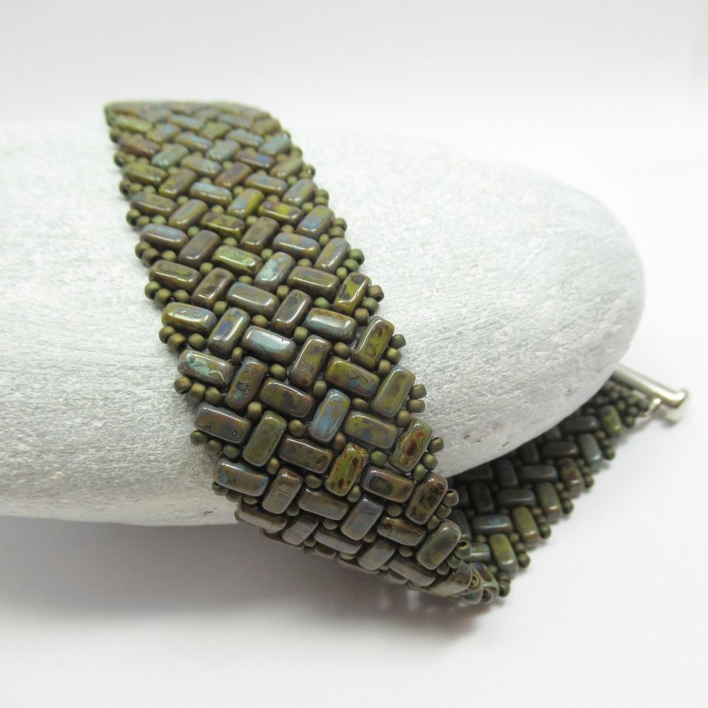 Herringbone Hand woven bracelet